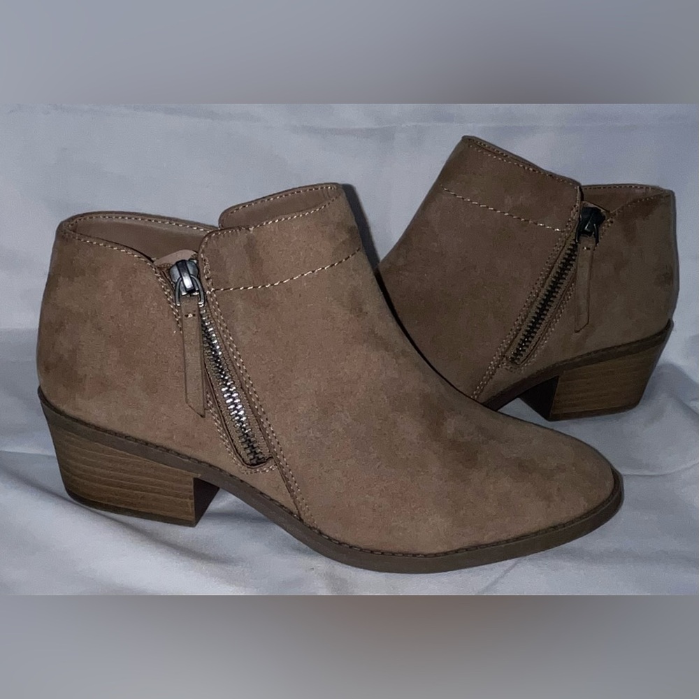 Brown Suede Ankle Boots